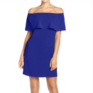 Charles Henry Off The Shoulder Dress